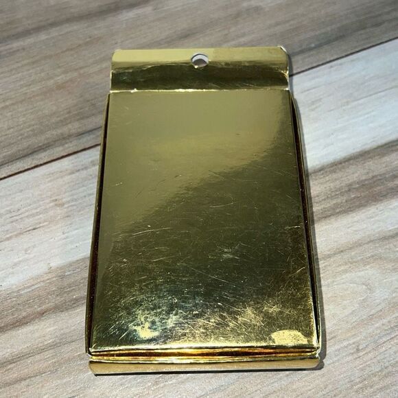 Letter F Paved Hip Hop Ice Pendant Flooded Out Silver Tone Iced Simulated Script - Picture 6 of 6